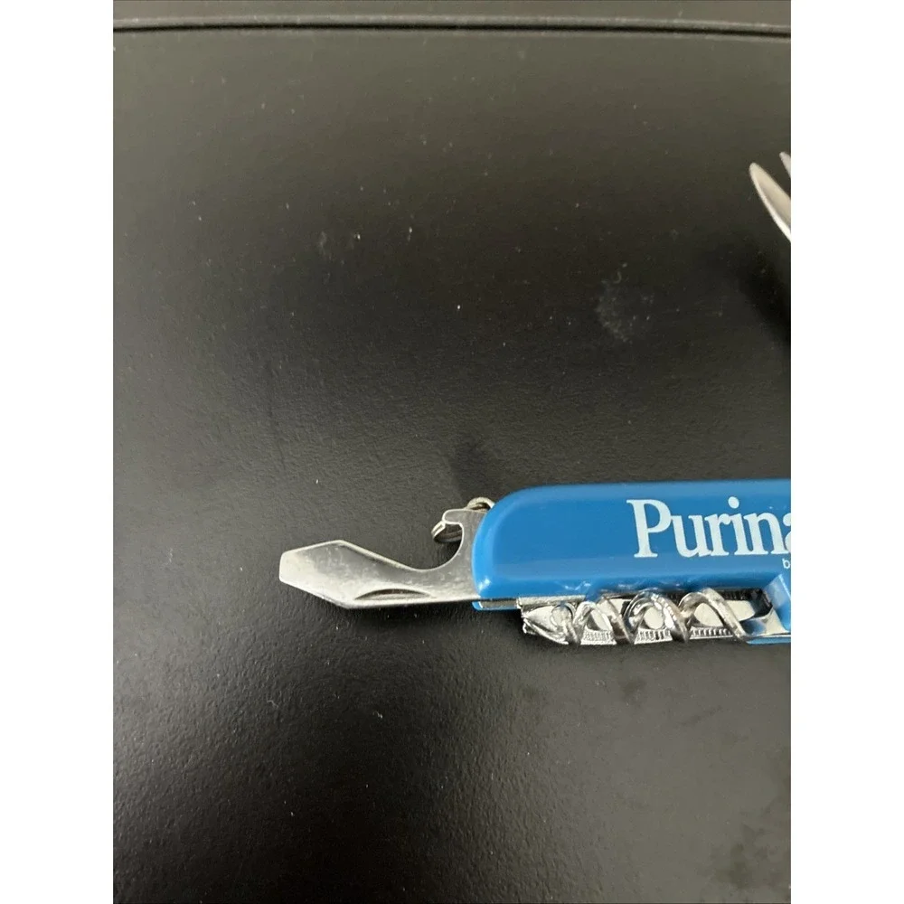 Vintage Knife Purina Hi Pro Multi Tool Dog Food Advertising w/ Box